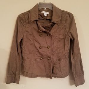 Ann Taylor LOFT Tan Jacket - Size 6P